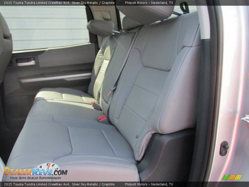2015 Toyota Tundra Limited CrewMax 4x4 Silver Sky Metallic / Graphite Photo #20