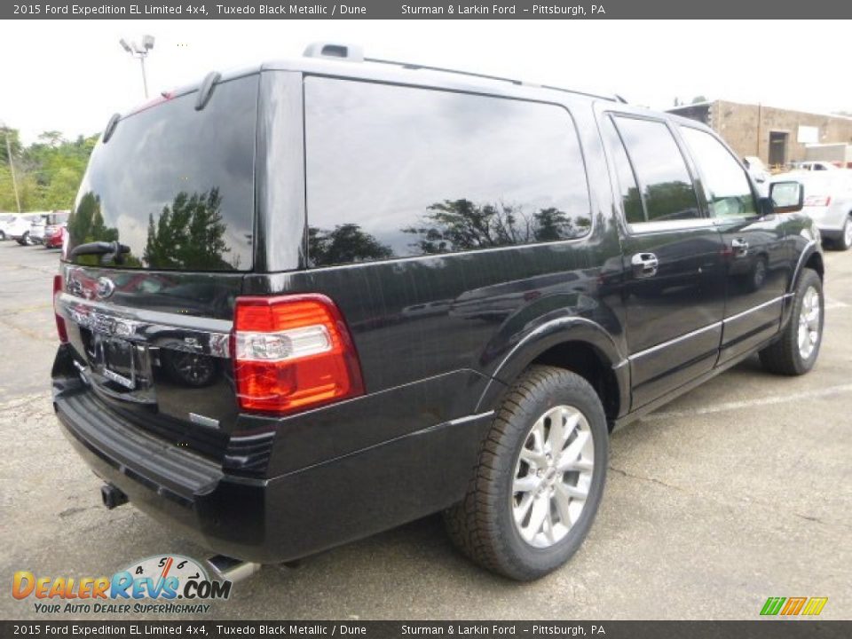 Tuxedo Black Metallic 2015 Ford Expedition EL Limited 4x4 Photo #2