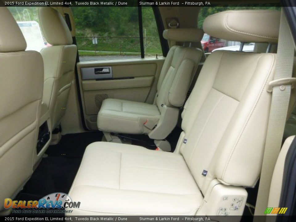 2015 Ford Expedition EL Limited 4x4 Tuxedo Black Metallic / Dune Photo #5