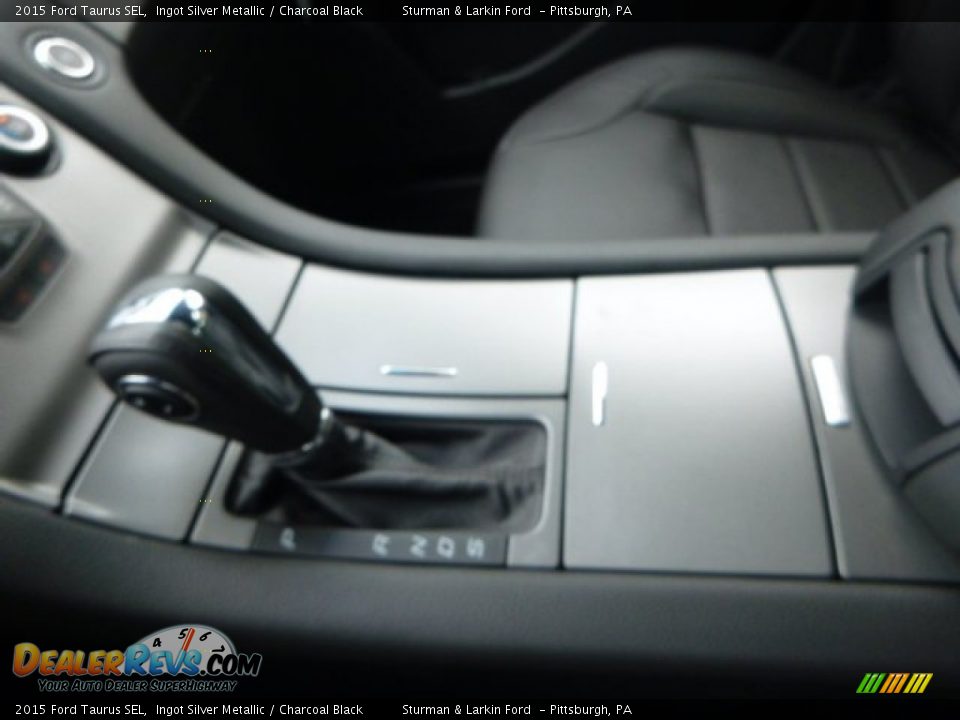 2015 Ford Taurus SEL Ingot Silver Metallic / Charcoal Black Photo #12