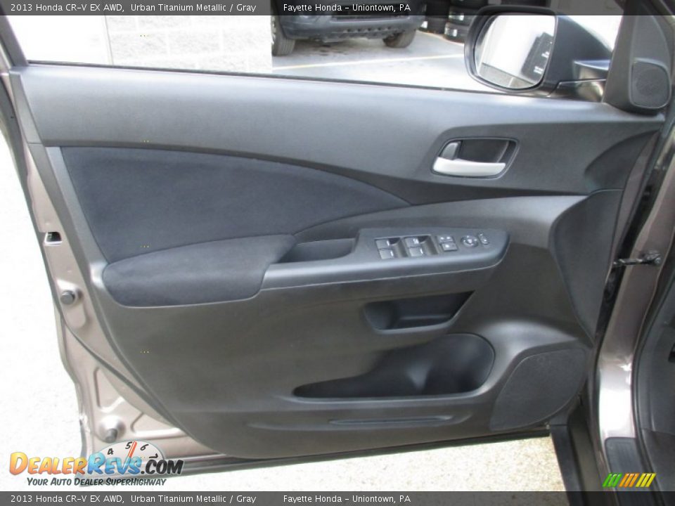 2013 Honda CR-V EX AWD Urban Titanium Metallic / Gray Photo #6