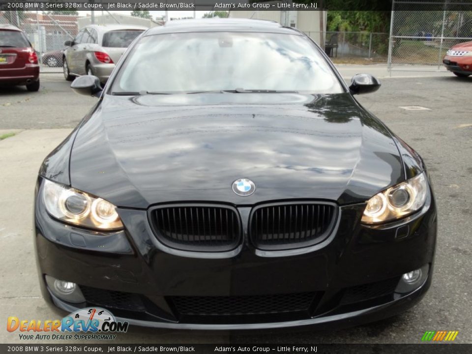 2008 BMW 3 Series 328xi Coupe Jet Black / Saddle Brown/Black Photo #2