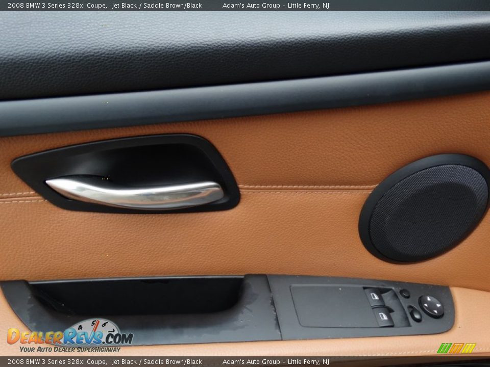 2008 BMW 3 Series 328xi Coupe Jet Black / Saddle Brown/Black Photo #10