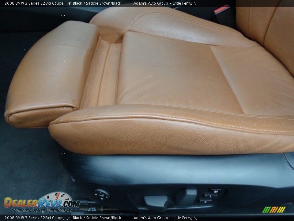 2008 BMW 3 Series 328xi Coupe Jet Black / Saddle Brown/Black Photo #12