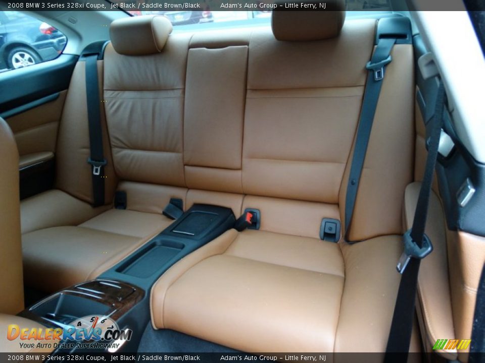 2008 BMW 3 Series 328xi Coupe Jet Black / Saddle Brown/Black Photo #13