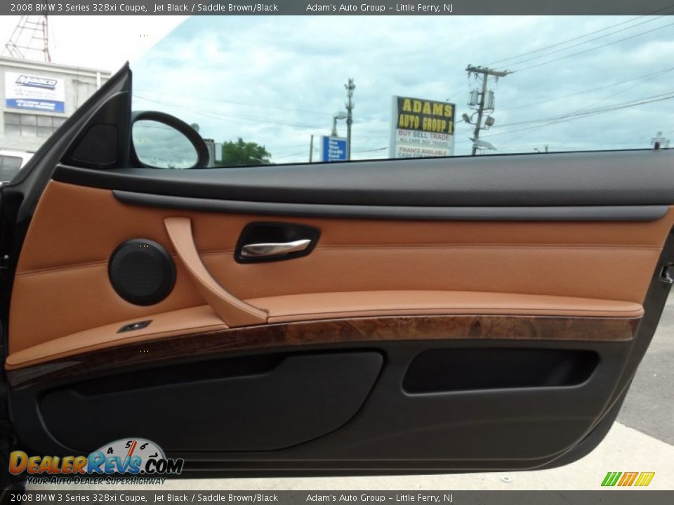 2008 BMW 3 Series 328xi Coupe Jet Black / Saddle Brown/Black Photo #14