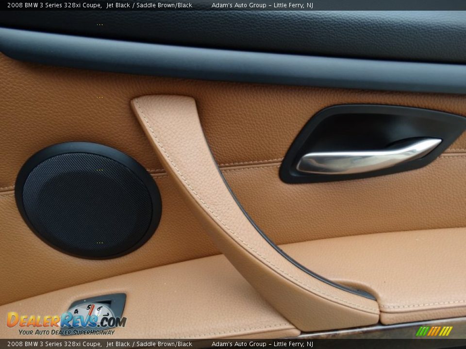 2008 BMW 3 Series 328xi Coupe Jet Black / Saddle Brown/Black Photo #15