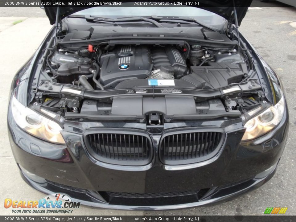 2008 BMW 3 Series 328xi Coupe Jet Black / Saddle Brown/Black Photo #23