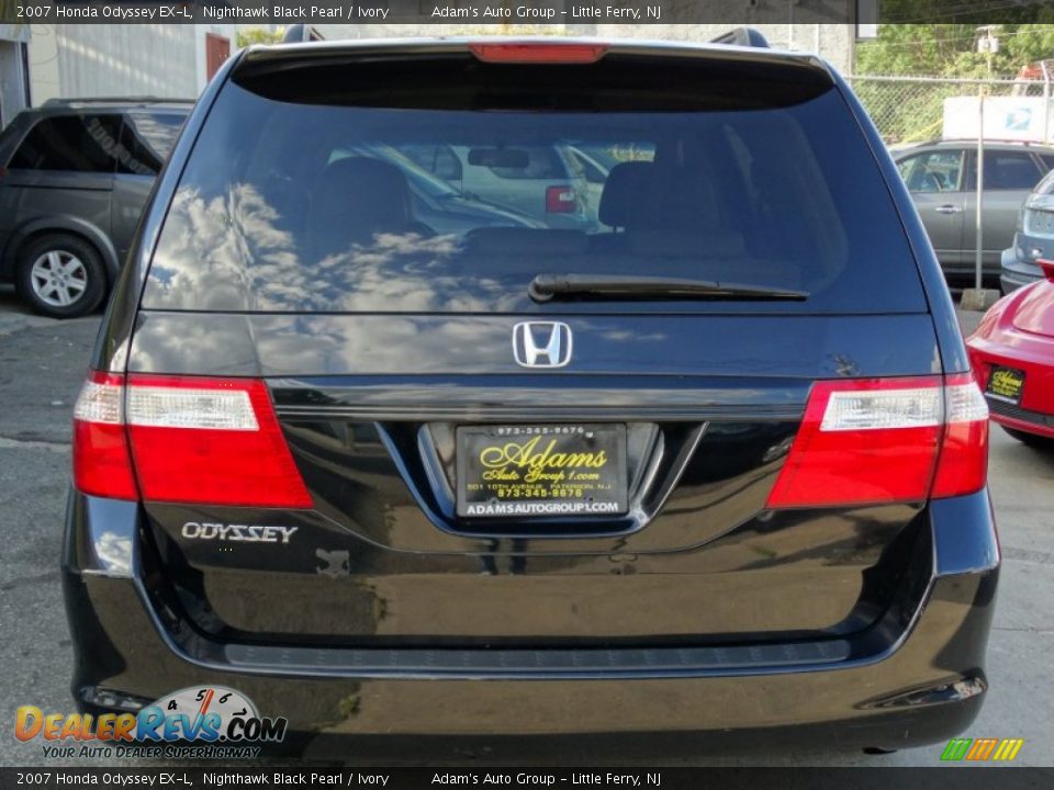 2007 Honda Odyssey EX-L Nighthawk Black Pearl / Ivory Photo #7