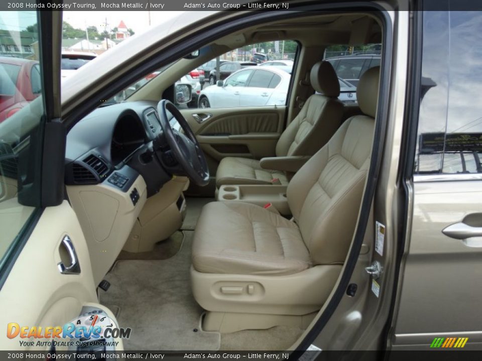 Ivory Interior - 2008 Honda Odyssey Touring Photo #11