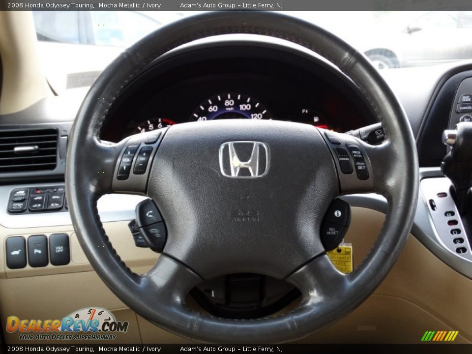 2008 Honda Odyssey Touring Mocha Metallic / Ivory Photo #21