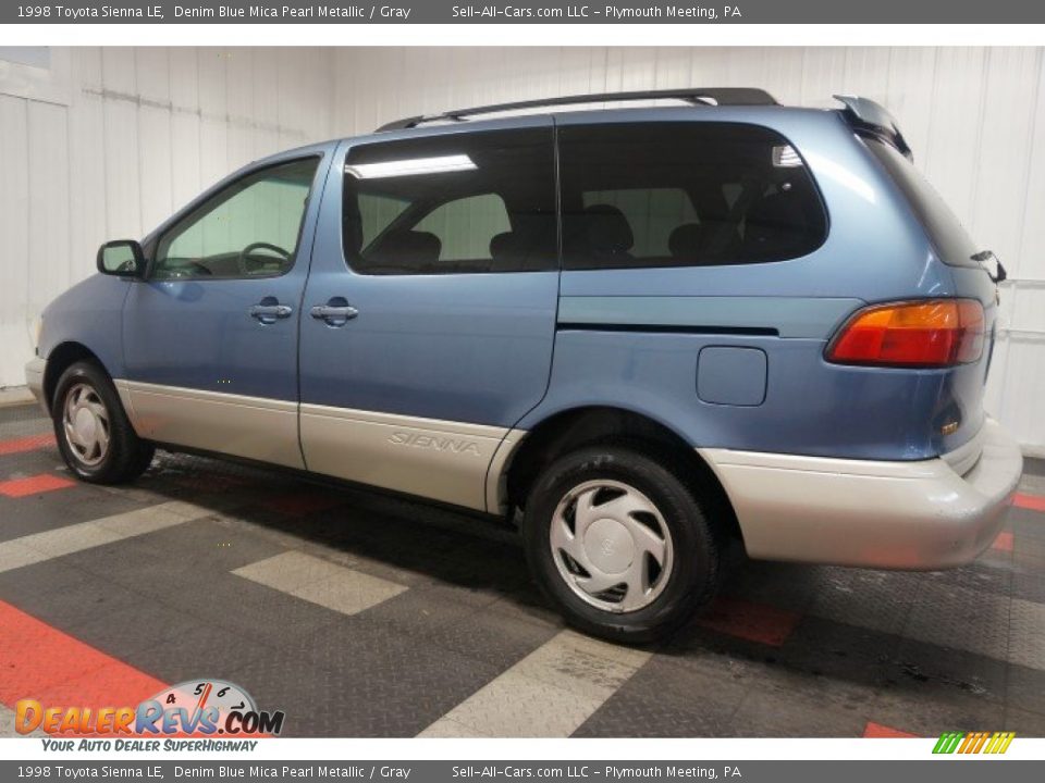 1998 Toyota Sienna LE Denim Blue Mica Pearl Metallic / Gray Photo #11