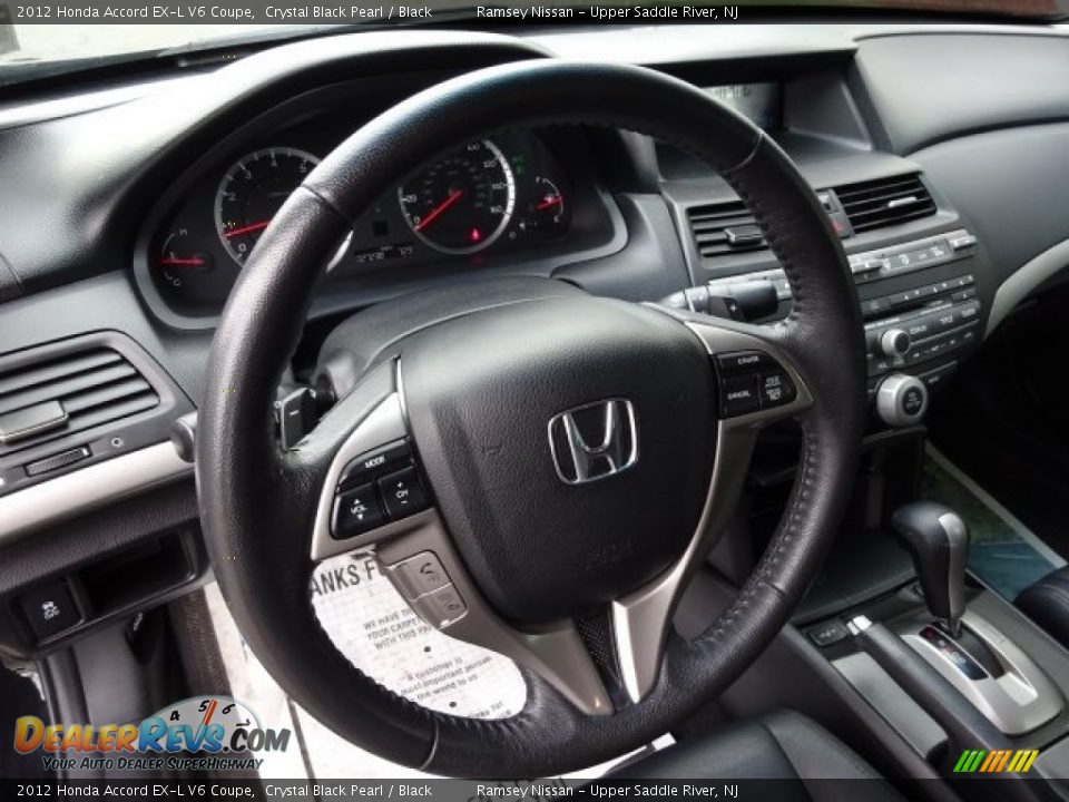 2012 Honda Accord EX-L V6 Coupe Steering Wheel Photo #18