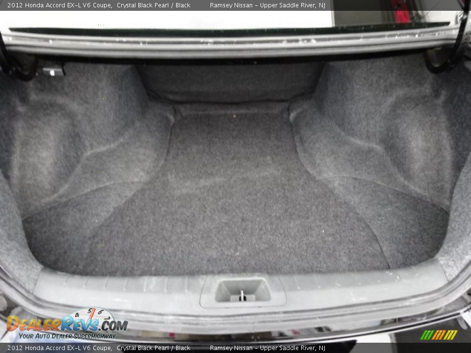 2012 Honda Accord EX-L V6 Coupe Crystal Black Pearl / Black Photo #22