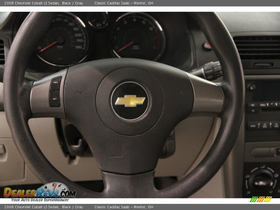 2008 Chevrolet Cobalt LS Sedan Black / Gray Photo #5
