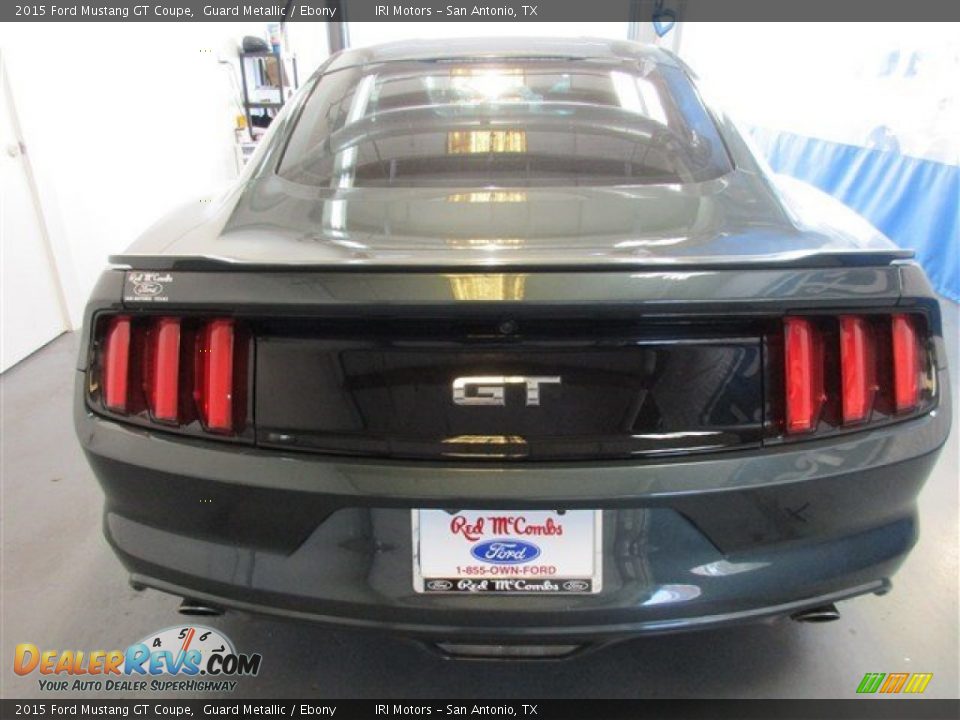 2015 Ford Mustang GT Coupe Guard Metallic / Ebony Photo #7