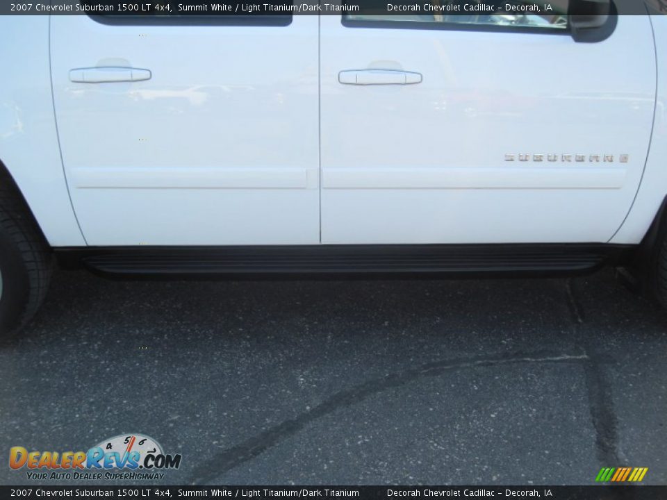2007 Chevrolet Suburban 1500 LT 4x4 Summit White / Light Titanium/Dark Titanium Photo #12