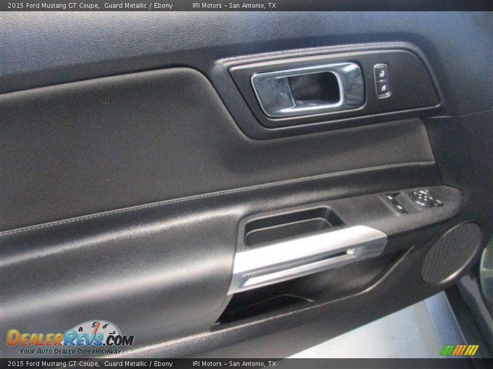 2015 Ford Mustang GT Coupe Guard Metallic / Ebony Photo #15