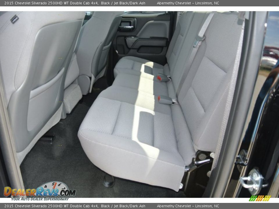 2015 Chevrolet Silverado 2500HD WT Double Cab 4x4 Black / Jet Black/Dark Ash Photo #16