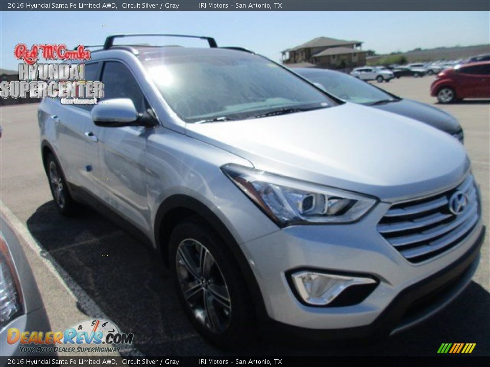 2016 Hyundai Santa Fe Limited AWD Circuit Silver / Gray Photo #1