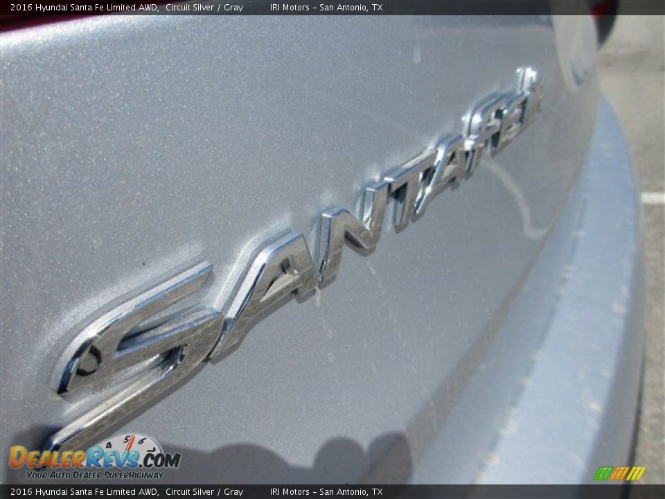 2016 Hyundai Santa Fe Limited AWD Circuit Silver / Gray Photo #4