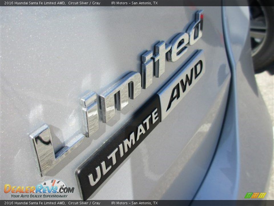 2016 Hyundai Santa Fe Limited AWD Circuit Silver / Gray Photo #5