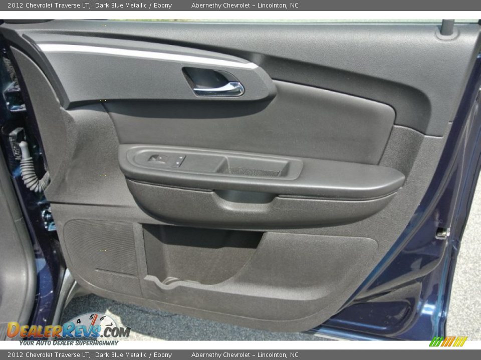 2012 Chevrolet Traverse LT Dark Blue Metallic / Ebony Photo #22