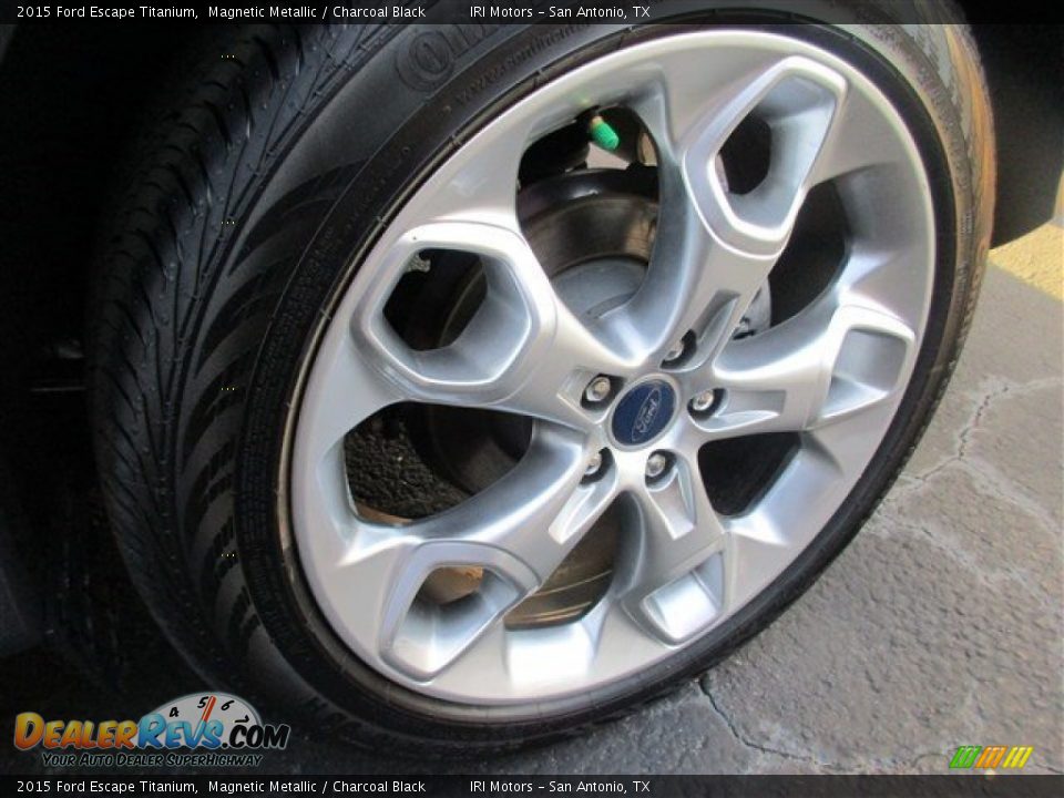 2015 Ford Escape Titanium Magnetic Metallic / Charcoal Black Photo #3