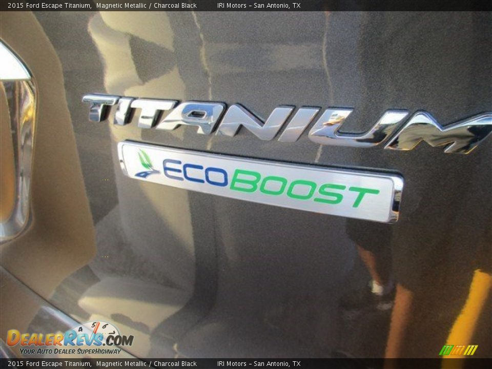 2015 Ford Escape Titanium Magnetic Metallic / Charcoal Black Photo #7
