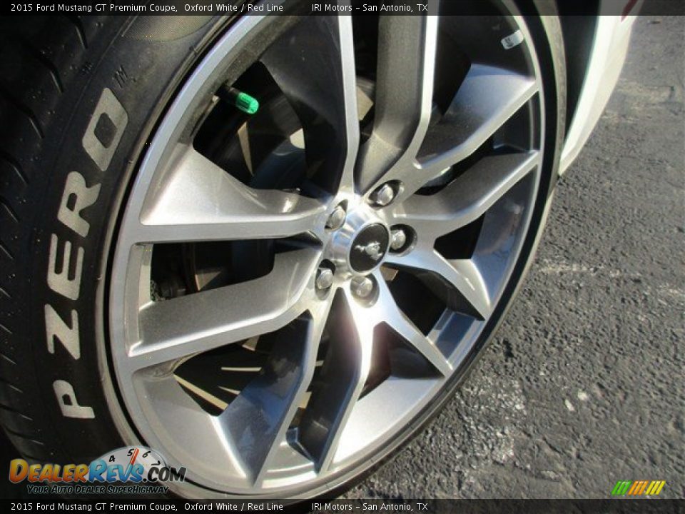 2015 Ford Mustang GT Premium Coupe Oxford White / Red Line Photo #4