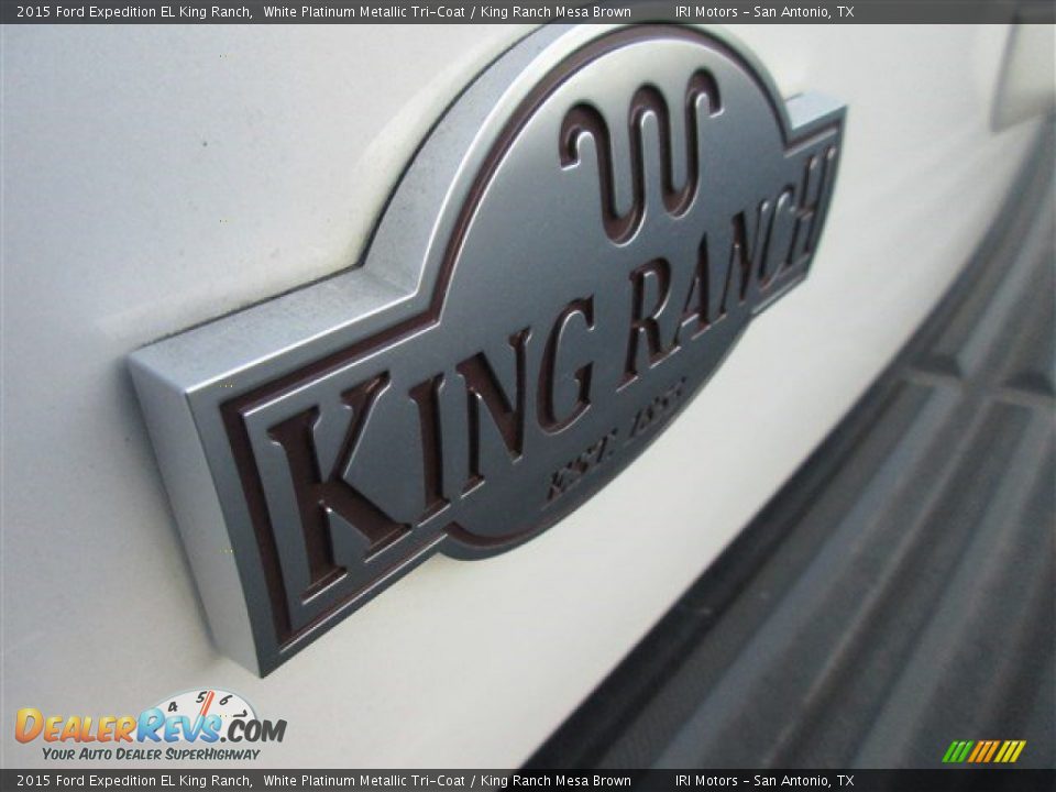 2015 Ford Expedition EL King Ranch White Platinum Metallic Tri-Coat / King Ranch Mesa Brown Photo #5