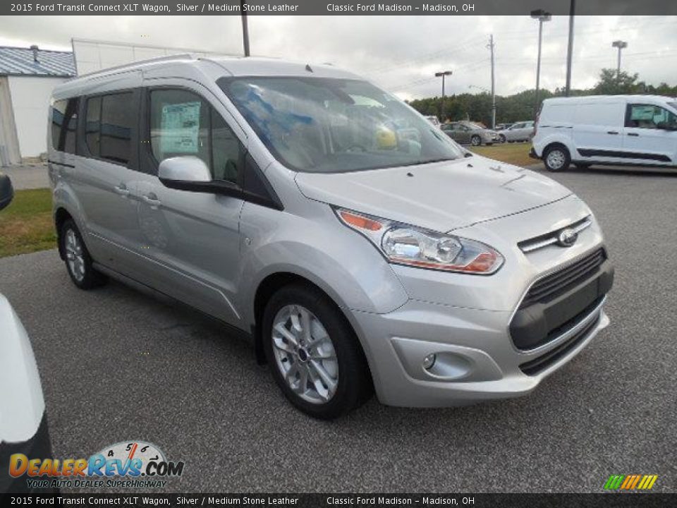 Front 3/4 View of 2015 Ford Transit Connect XLT Wagon Photo #3