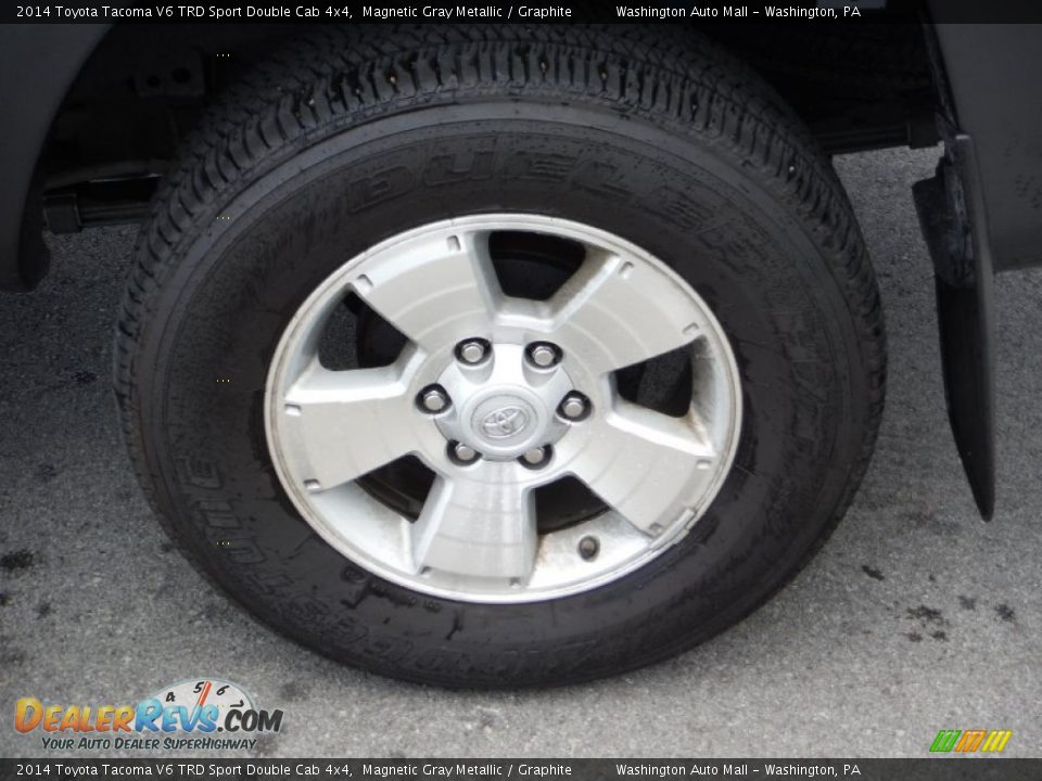 2014 Toyota Tacoma V6 TRD Sport Double Cab 4x4 Magnetic Gray Metallic / Graphite Photo #6