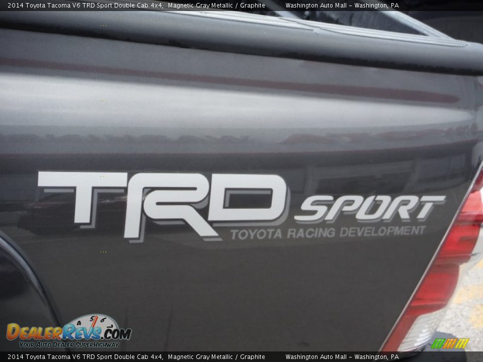 2014 Toyota Tacoma V6 TRD Sport Double Cab 4x4 Magnetic Gray Metallic / Graphite Photo #7