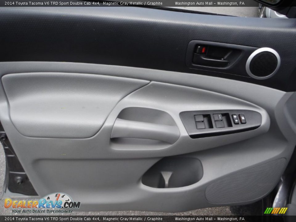 2014 Toyota Tacoma V6 TRD Sport Double Cab 4x4 Magnetic Gray Metallic / Graphite Photo #12
