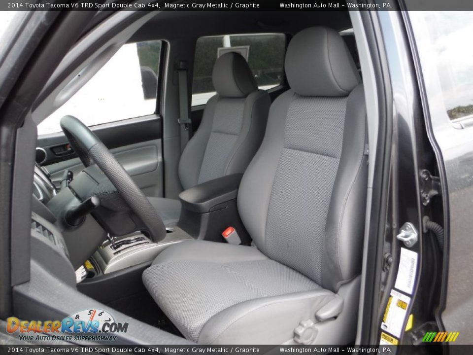 2014 Toyota Tacoma V6 TRD Sport Double Cab 4x4 Magnetic Gray Metallic / Graphite Photo #13