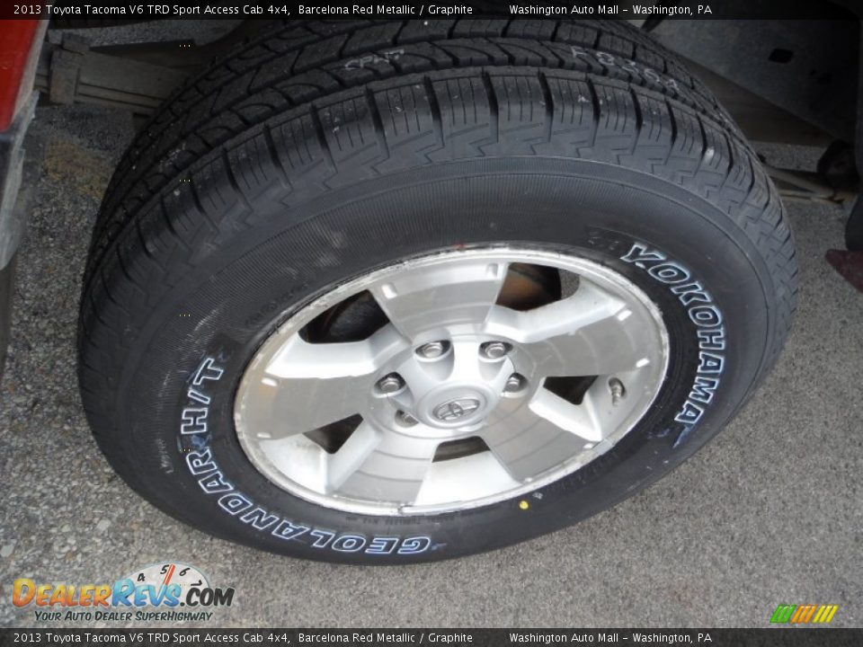 2013 Toyota Tacoma V6 TRD Sport Access Cab 4x4 Barcelona Red Metallic / Graphite Photo #3