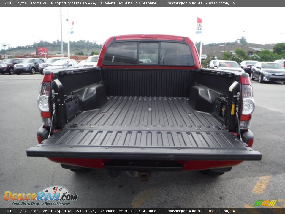 2013 Toyota Tacoma V6 TRD Sport Access Cab 4x4 Barcelona Red Metallic / Graphite Photo #9