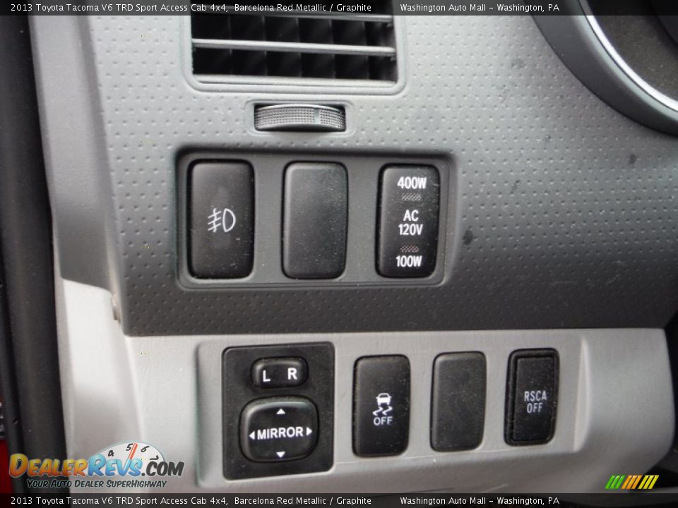 2013 Toyota Tacoma V6 TRD Sport Access Cab 4x4 Barcelona Red Metallic / Graphite Photo #12