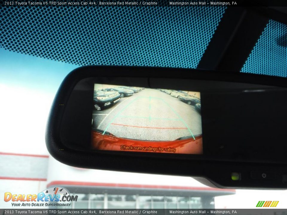 2013 Toyota Tacoma V6 TRD Sport Access Cab 4x4 Barcelona Red Metallic / Graphite Photo #14