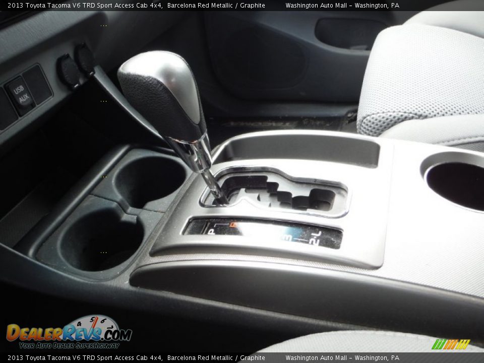 2013 Toyota Tacoma V6 TRD Sport Access Cab 4x4 Barcelona Red Metallic / Graphite Photo #17