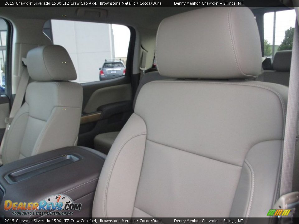 2015 Chevrolet Silverado 1500 LTZ Crew Cab 4x4 Brownstone Metallic / Cocoa/Dune Photo #11