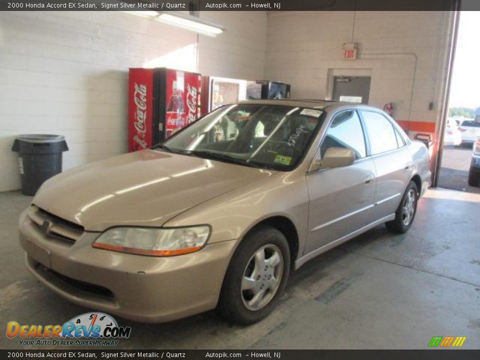 2000 Honda Accord EX Sedan Signet Silver Metallic / Quartz Photo #1