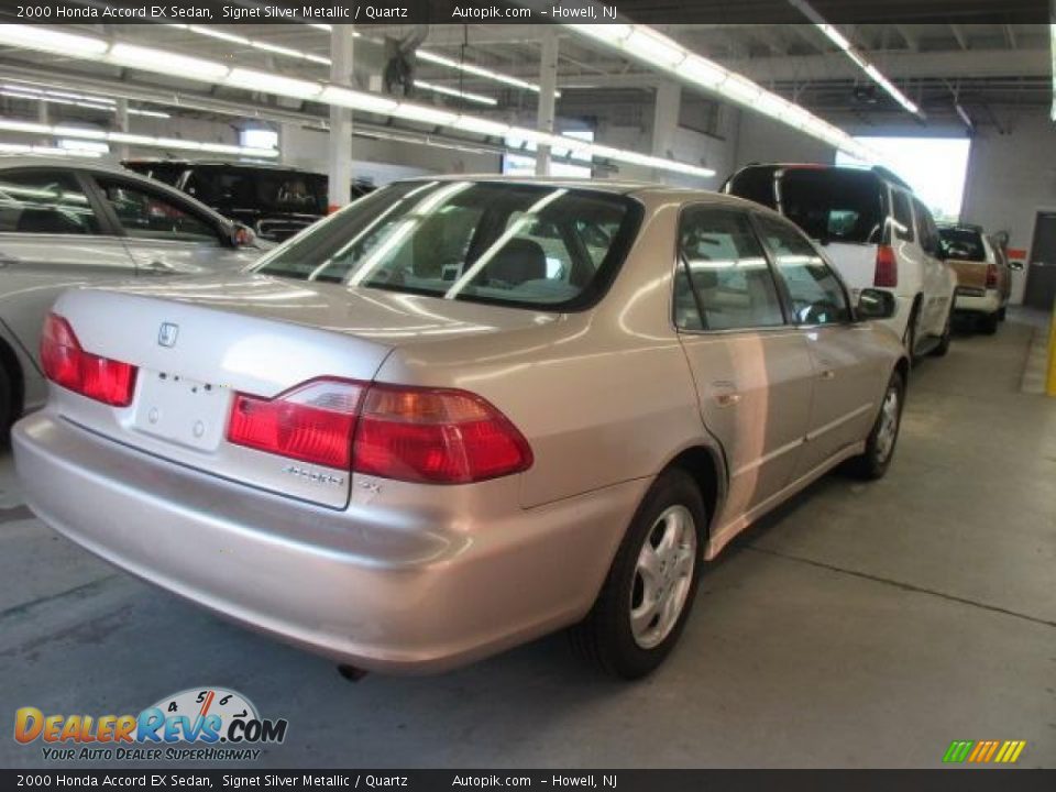 2000 Honda Accord EX Sedan Signet Silver Metallic / Quartz Photo #2