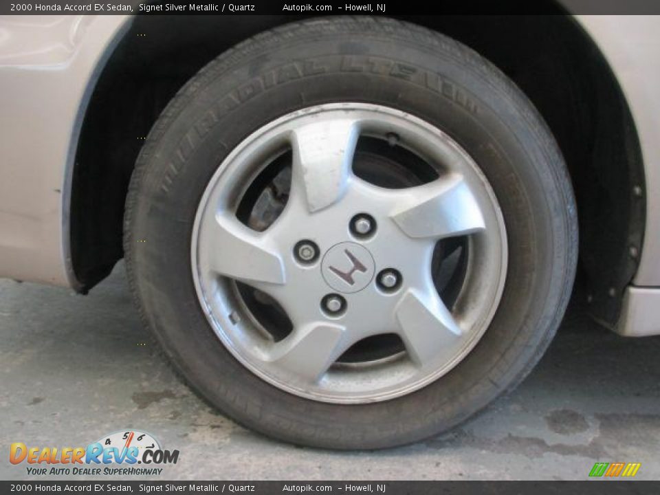 2000 Honda Accord EX Sedan Signet Silver Metallic / Quartz Photo #3