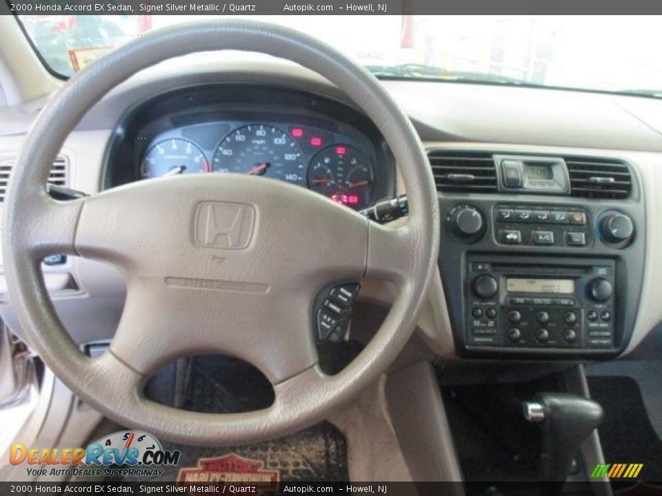 2000 Honda Accord EX Sedan Signet Silver Metallic / Quartz Photo #5