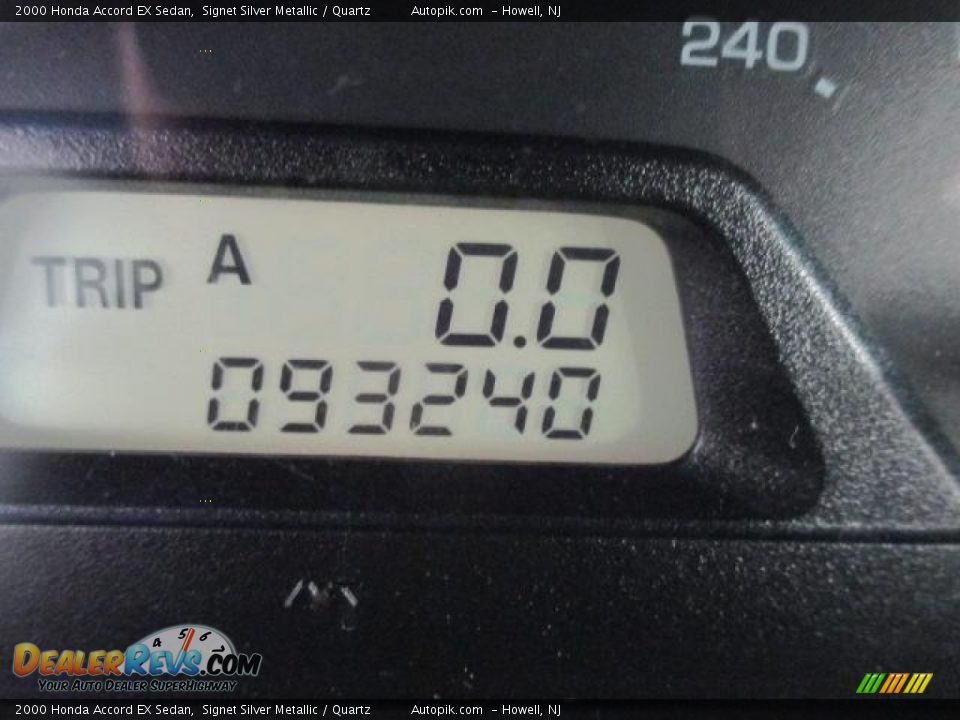 2000 Honda Accord EX Sedan Signet Silver Metallic / Quartz Photo #6