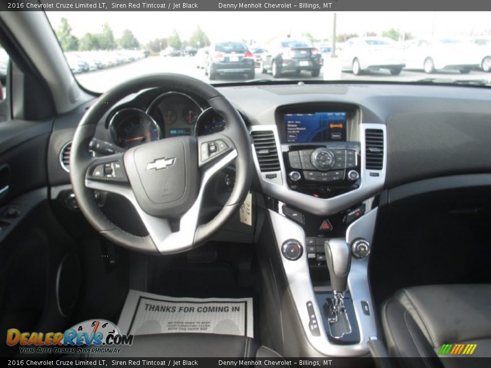 Dashboard of 2016 Chevrolet Cruze Limited LT Photo #11