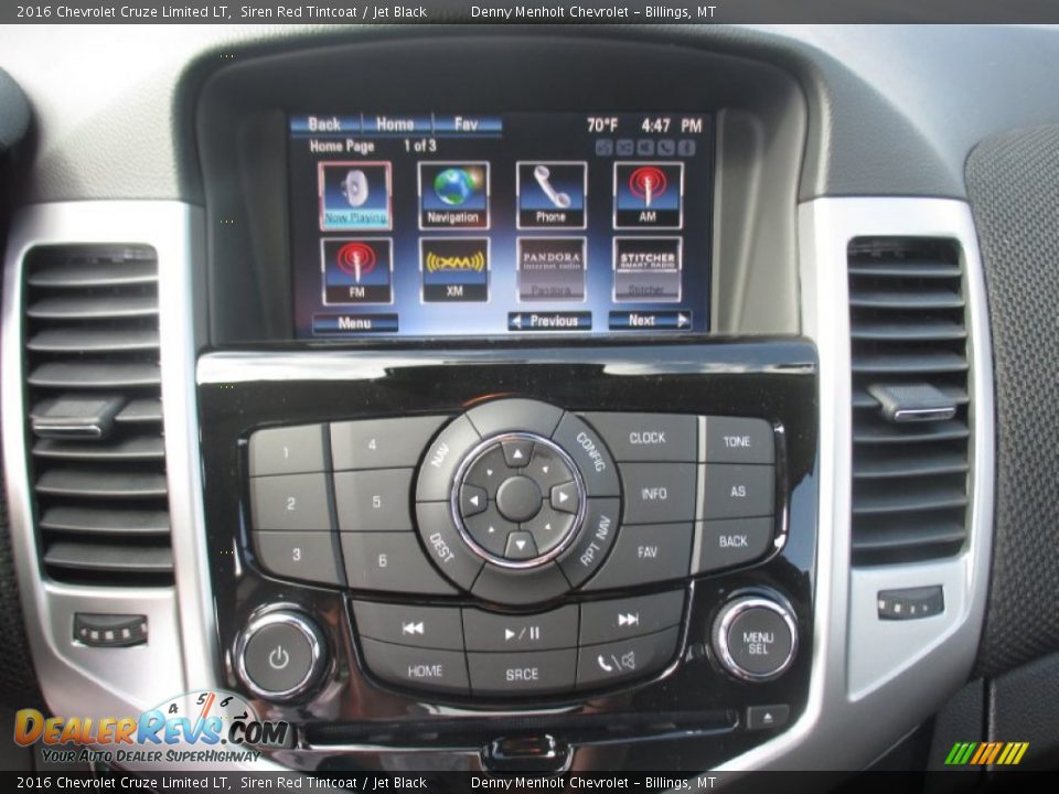 Controls of 2016 Chevrolet Cruze Limited LT Photo #16