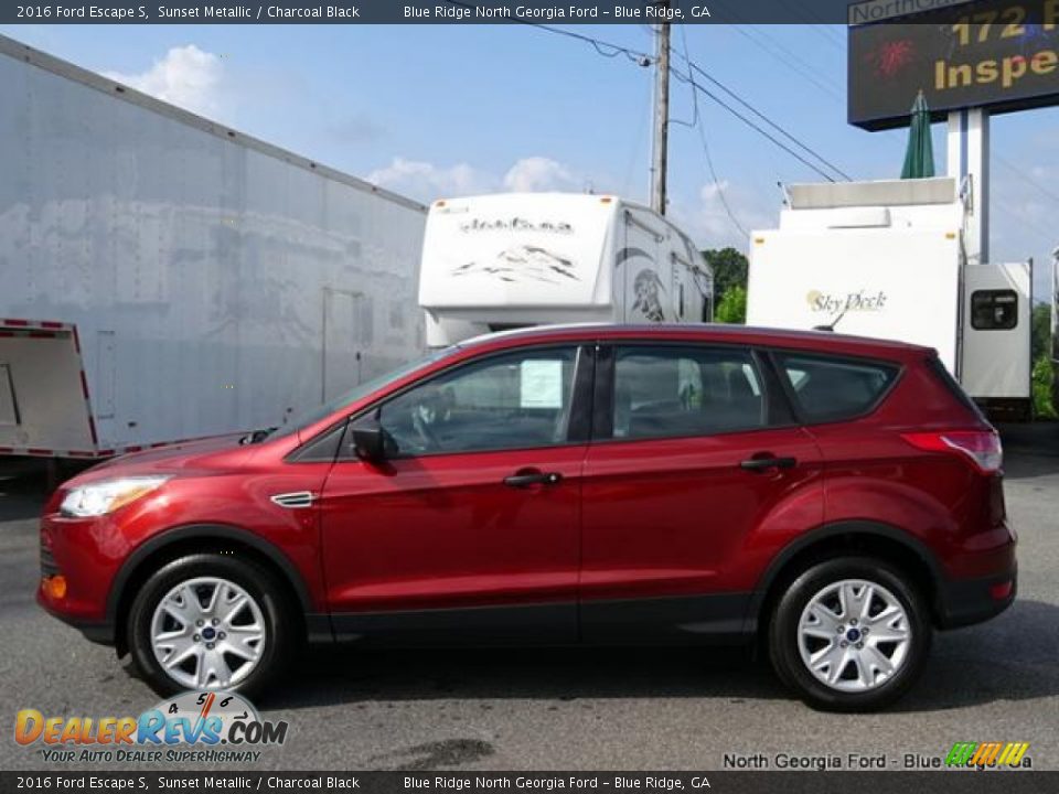 2016 Ford Escape S Sunset Metallic / Charcoal Black Photo #2